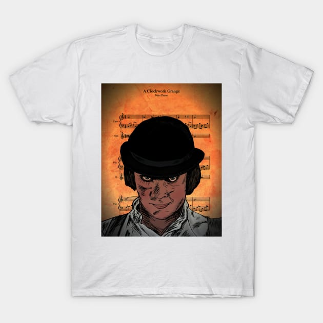 A Clockwork Orange T-Shirt by RG Illustration